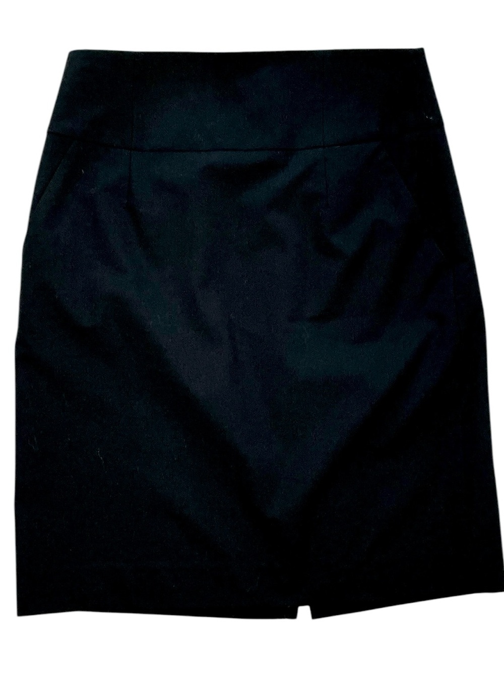 Banana Republic Black Wool Pencil Skirt Size 6 Career Office Classic